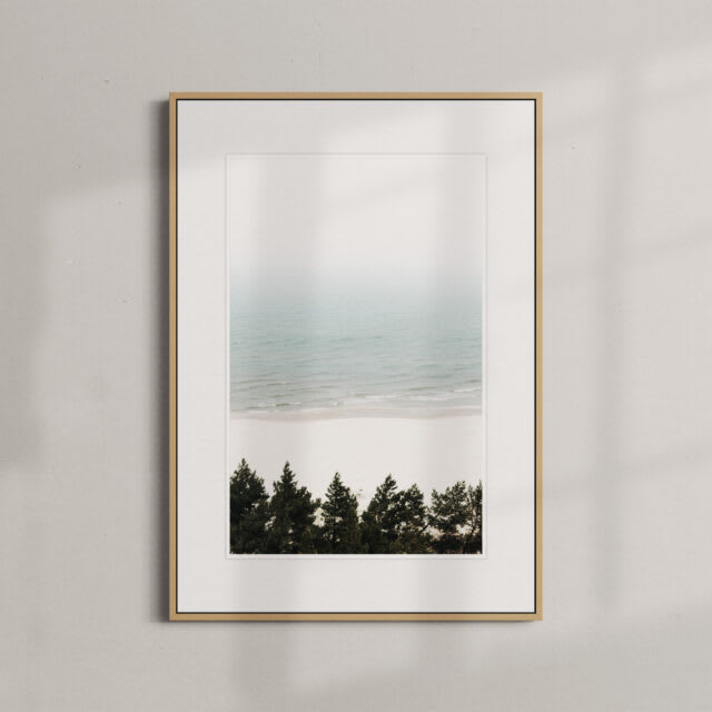 Las i morze — fine art print