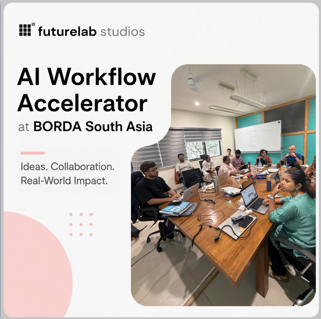 AI Workflow Accelerator at BORDA South Asia