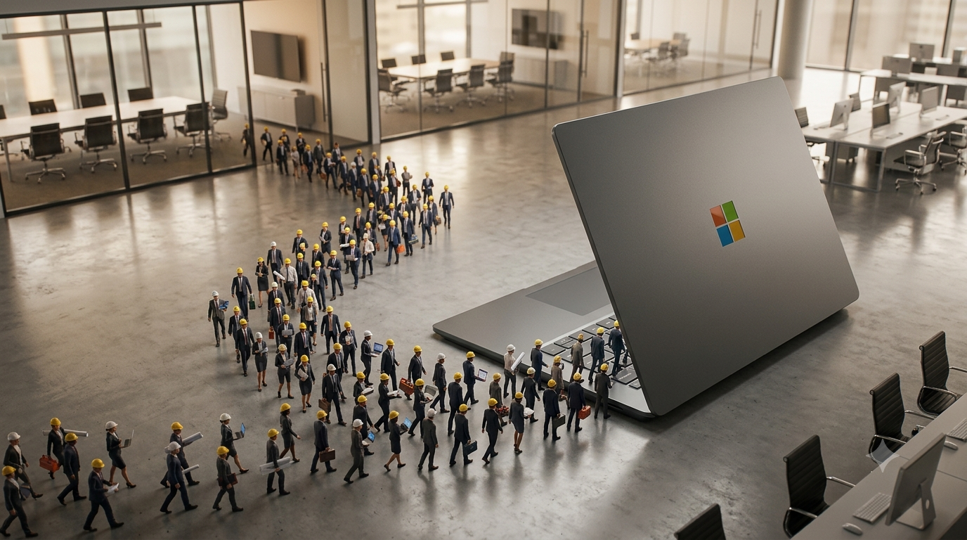 Microsoft spends $2.5 billion to send 6,000 engineers into enterprise buildings