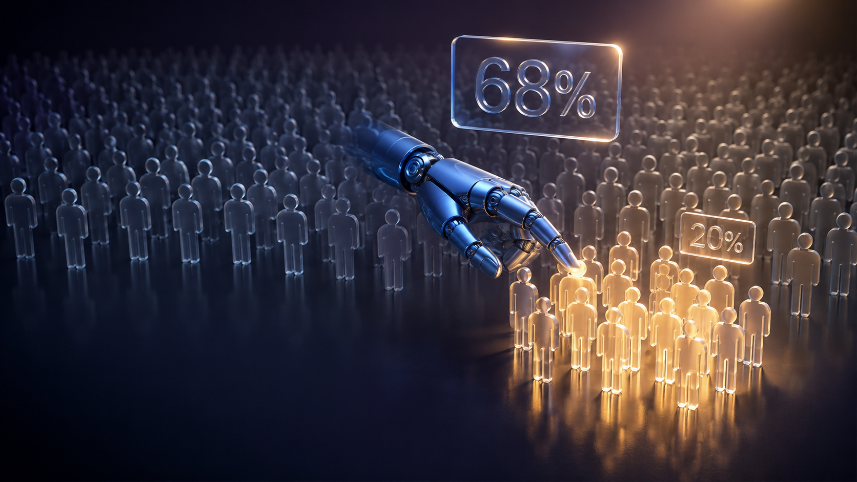 Google's own data says AI has touched 68% of occupations, but only 21% of the tasks within them