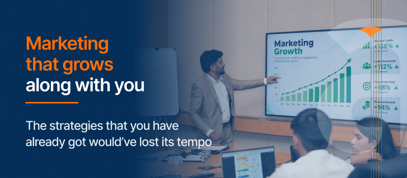 Marketing that grows along with you