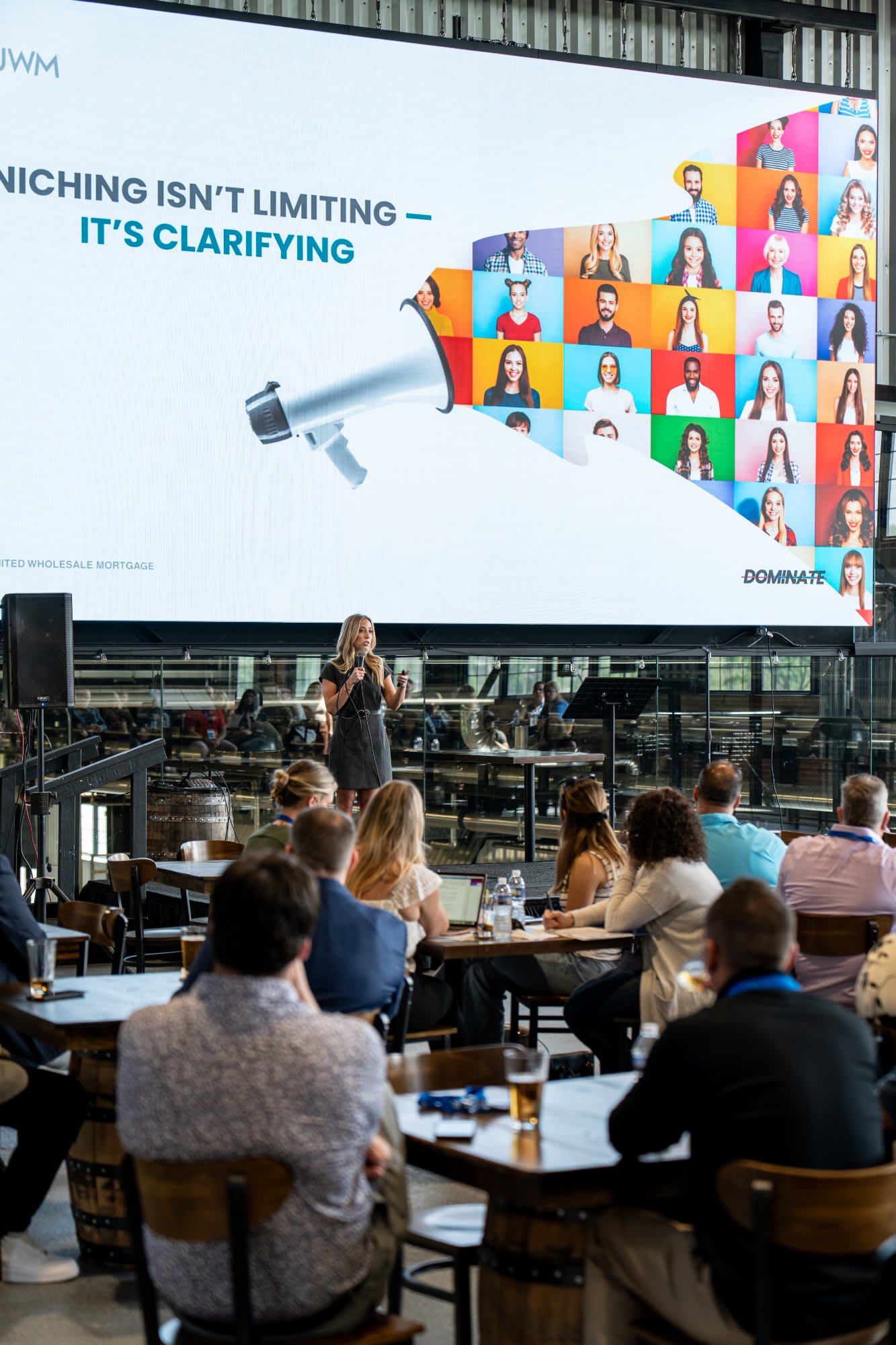 DOMINATE 2025 - Speaker presenting