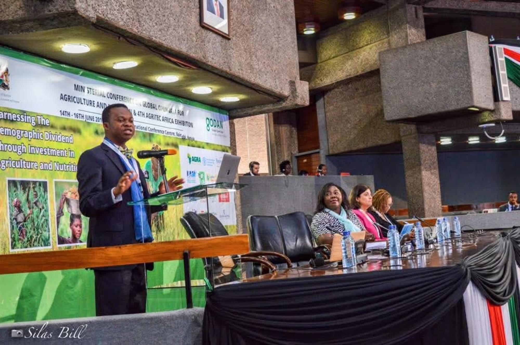 PACSDA addressing a continental ministerial conference in Nairobi