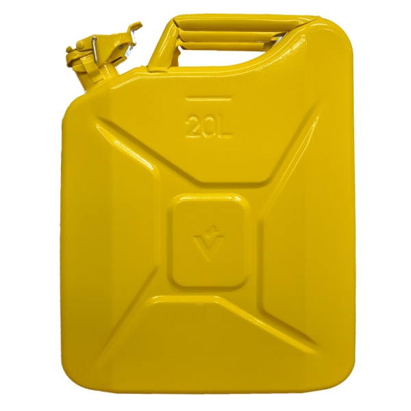 Benzinkanister Armee-Modell Farbe: gelb RAL 1023, Inhalt / Liter: 20-thumbnail