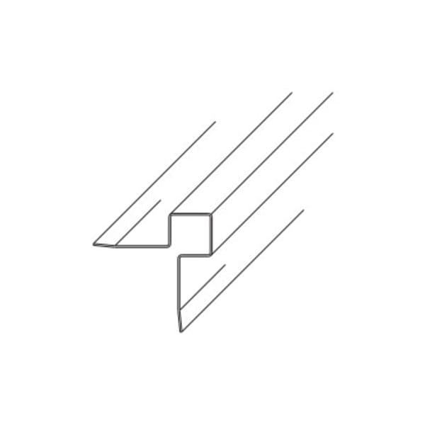 Würfeleckblech Aluminium farblos eloxiert Steghöhe 18 mm L: 280 cm-thumbnail