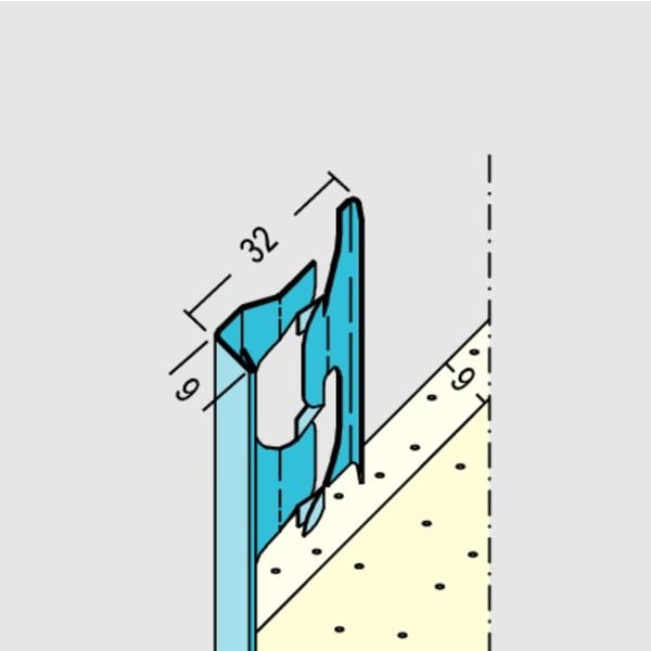 Putzabschlussprofil innen ab 9 mm-thumbnail