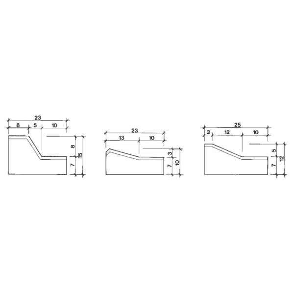 Silidur Randwasserstein weiss 100 cm K5-thumbnail