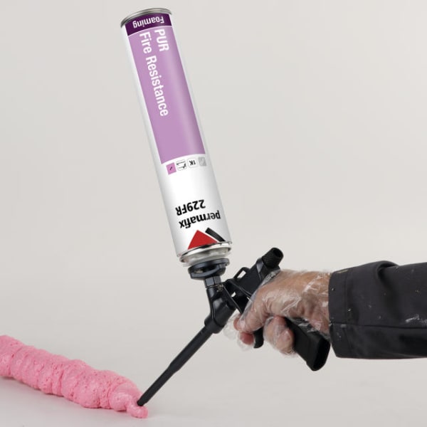 Permafix 229 FR Brandschutzschaum PUR Rot 750 ml-thumbnail
