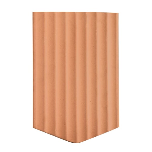 Biberschwanz 1 1/2-Ziegel gewellt spitz naturrot (ZR)-thumbnail