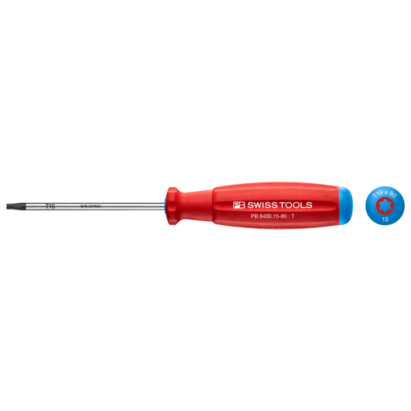 PB Torx-Schraubenzieher PB 8400 SwissGrip Gr. 15 80 mm-thumbnail