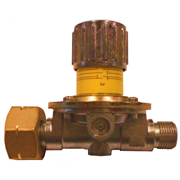 Propanbrenner Hochdruckregler 0-4 bar 6 kg/h, A:G 3/8-thumbnail