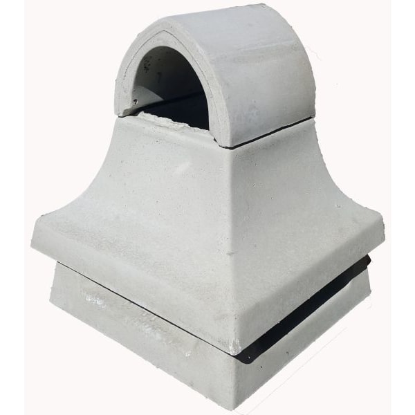 Munot-Kaminhut Modell A 68, Zug bis 40 cm (Komplett)-thumbnail