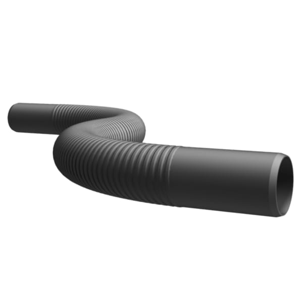 Symalit Flexible Kabelschutzrohrbogen HDPE lang 0 - 180°  72/60 mm-thumbnail