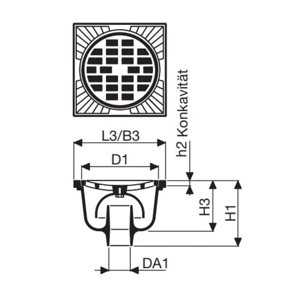 vonRoll Bodenabläufe 1603-005-00-thumbnail