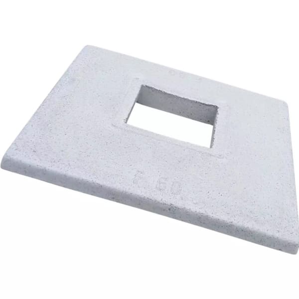 Munot-Kaminabdeckplatten F60 a (60 x 60 cm) Zug 20 x 20 cm-thumbnail