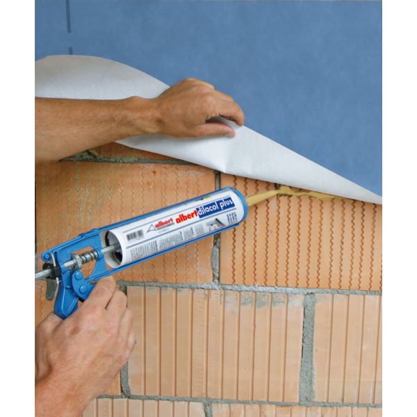 Albert dilacol plus Randanschlusskleber für Innen und Aussen hellbraun 310 ml-thumbnail