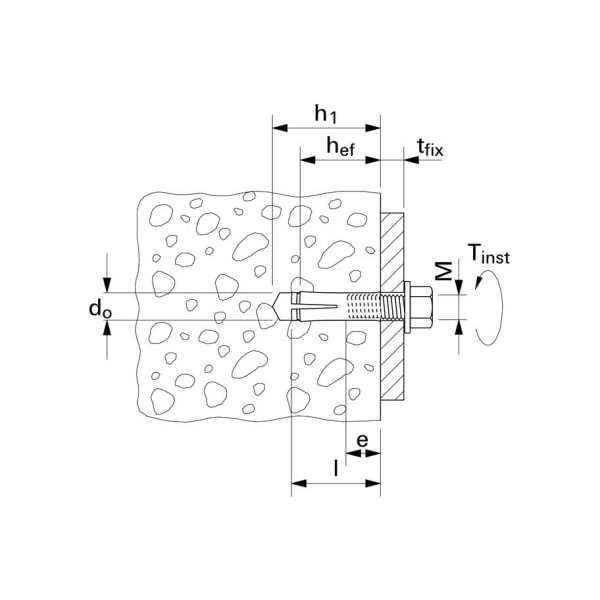 Fischer Einschlaganker rostfrei A4 EA II M10 x 40 mm-thumbnail