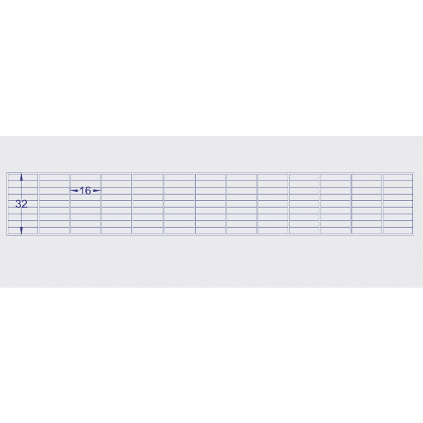 Polycarbonat Stegplatte 32 mm 10-fach opal 012 7.00 x 1.23m-thumbnail