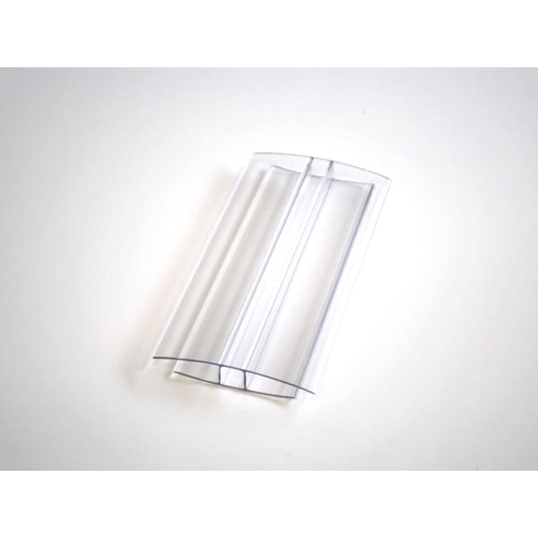 Polycarbonat H-Profil glasklar zu 10 mm Länge 6.0 m B 71 mm-thumbnail