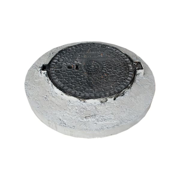 friwa-PAMREX Schachtabdeckung D400 Schlammfang Ø 600 OD 1050 H 200 mm-thumbnail