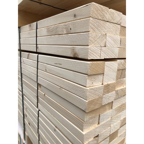 CH-Latten 40 x 60 mm massiv kalibriert gefast technisch getrocknet 5 m-thumbnail