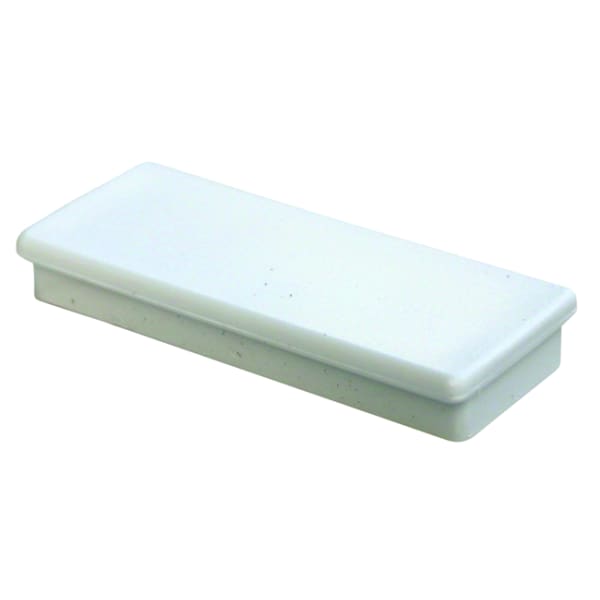 THE HOUSE OF MAGNETS Haftmagnet Ferrit 55.0x22.5x8.5 mm 2Stk. weiss-thumbnail