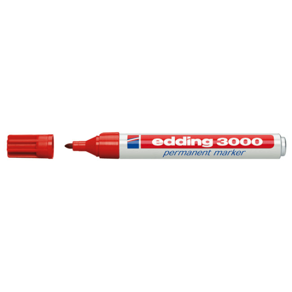 EDDING Permanentmarker 3000 1.5-3 mm rot-thumbnail