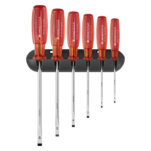 Schraubenzieher-Set mit Wandhalter SH ext. Robust 6 tlg. PB 6240-thumbnail