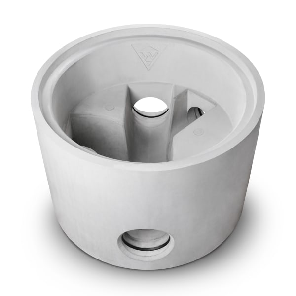 Wyss Normschacht Typ 7 Ø 1000 Rinne 200 mm S.rechts 200/90° links 200/45°-thumbnail