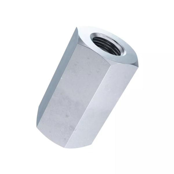 Sechskant-Muttern 3D DIN 6334-6-Stahl verzinkt blau M16 x 48 mm-thumbnail