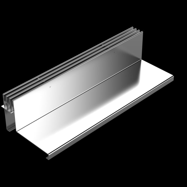 ACO SAE V150 3FS exzentrisch V2a L=100 cm H=12 cm-thumbnail