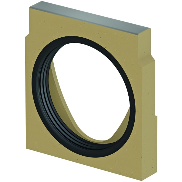 ACO Multiline V200G Stirnwand Typ 20 mit Dichtung DN/OD200 mm Guss-thumbnail