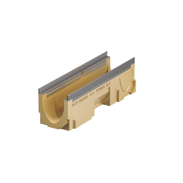 ACO Multiline Rinne V100G Typ 10.1 mit Vorformungen 500 mm Guss-thumbnail