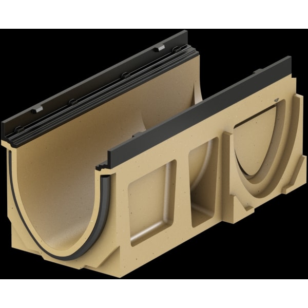 ACO SD150 Rinne Typ 0.1 mit seitlichen Vorformungen 500 mm Guss-thumbnail