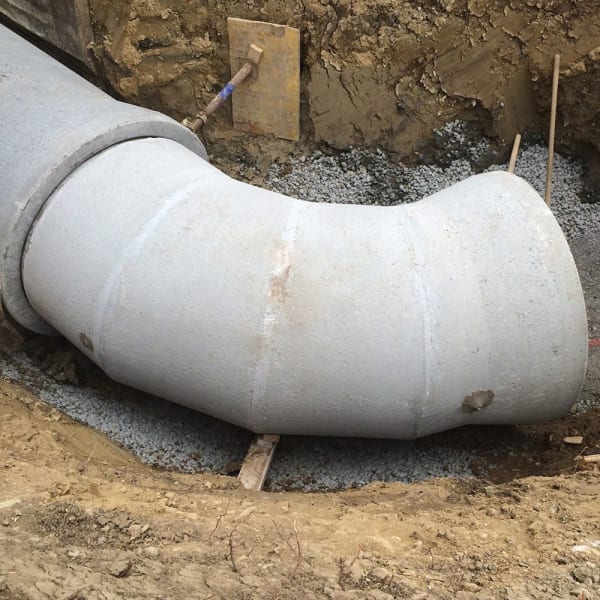 CENTUB-Röser Segmentkrümm. DN400 L2500mm, 4 Segmente, bew. GLM-SP, m. integr. Di-thumbnail