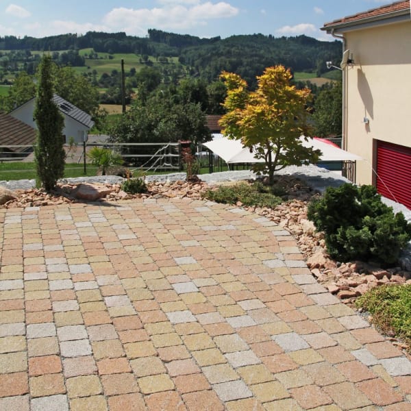 FRIEDA Pflasterstein 7 cm, strukturiert, Kanten gebrochen, bernstein-thumbnail