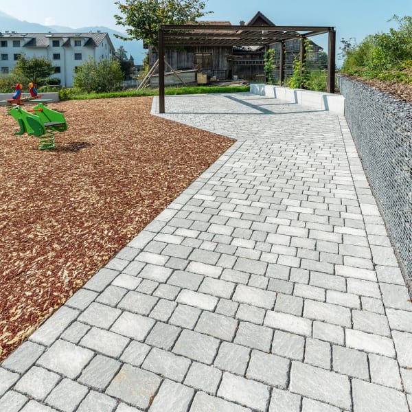 FRIEDA Wildpflaster 7cm, strukturiert, Kanten gebrochen, perlgrau-thumbnail