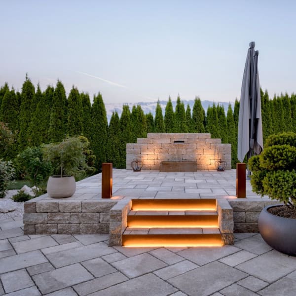 SANTURO MINI Landhausmauer 2-seitig, gespalt. 30-50/15/15 jurakalk marmor.-thumbnail