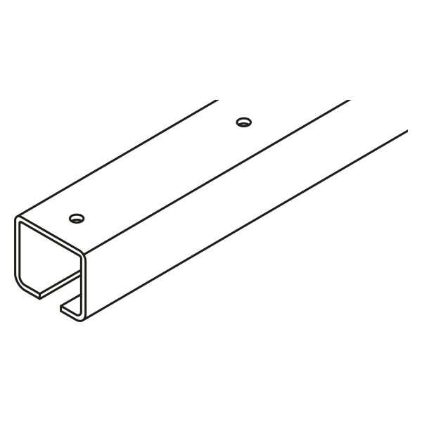 HAWA PORTA Laufschiene 600 cm Stahl Porta 300-thumbnail