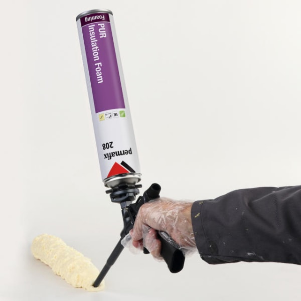 Permafix 208 PUR Isolierschaum mit Kombiventil Gelb 750 ml-thumbnail