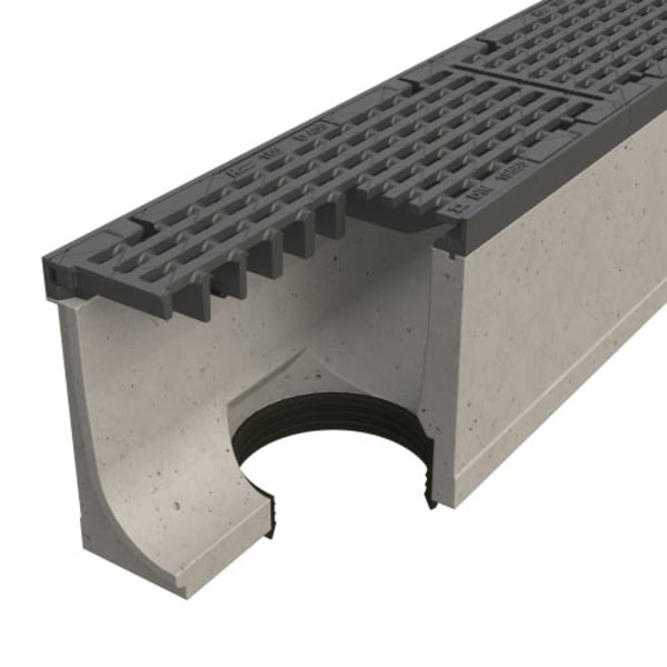 BGS Rinnensystem MAXI 150 100 cm inkl. Guss D400 1.0 m 15-5.0DA-thumbnail