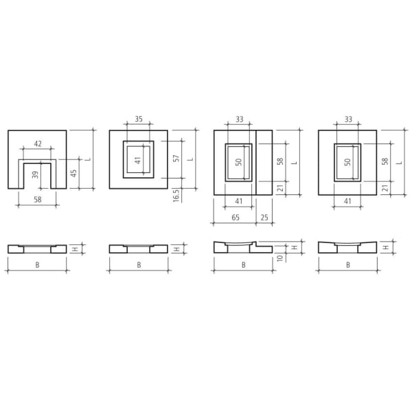 Beton-Ringgen normal Typ TG exkl. Gussrost BK B 125 L 100 cm B 90 cm H 17 cm -thumbnail