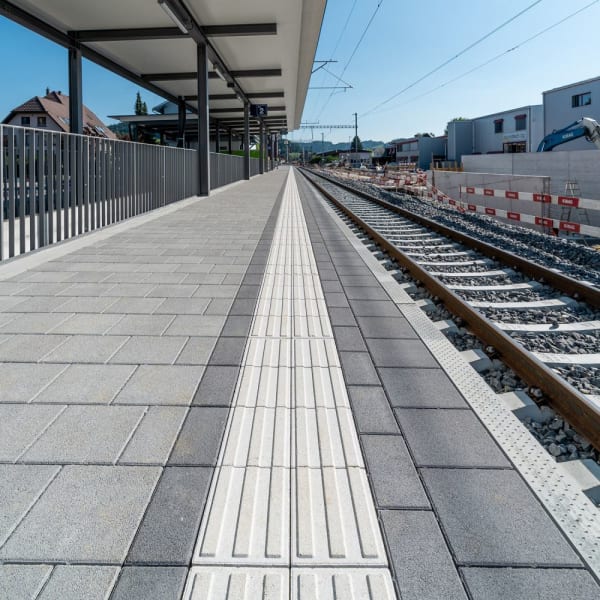 CARENA Sicherheitslinienpflasterstein Typ S und N mL 25 B 18.75 H 6.4 -thumbnail