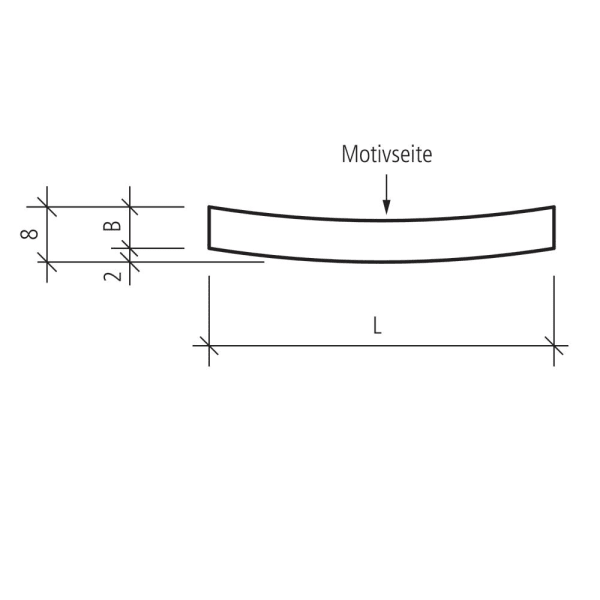FERRO CONCRETE Betonstele Rost glatt vollkantig L 50 B 6 H 200 cm mit Motiv 2-thumbnail