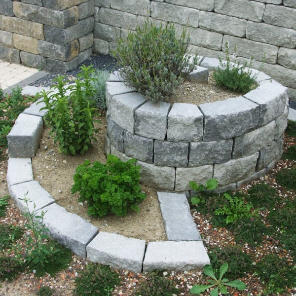 SANTURO Kräuterschnecke Finito schwarz-weiss D 180 cm-thumbnail