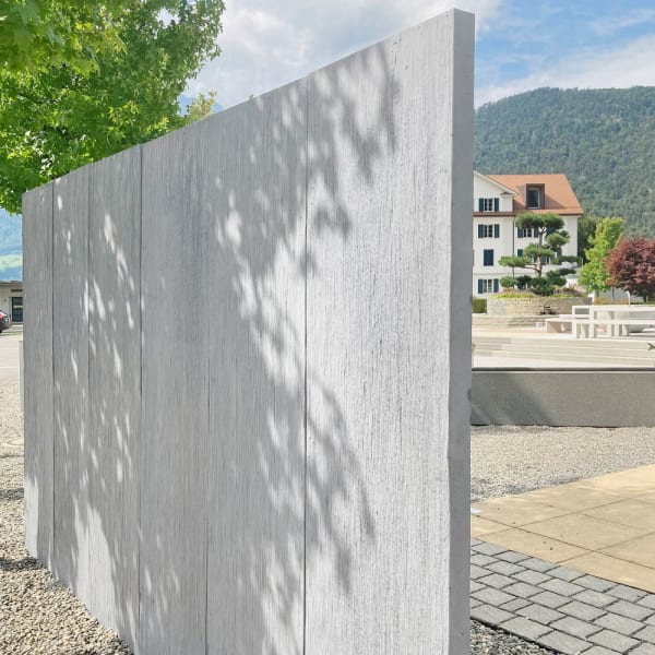 SLADE Betonlamelle 50 cm/6 cm/200 cm naturgrau 1-seitig  schieferstr. 1-seitig a-thumbnail
