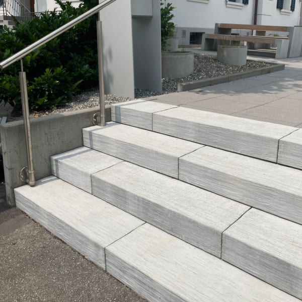 SLADE Blockstufe 120 cm /36 cm /15 cm mit Schieferstr. naturgrau-thumbnail