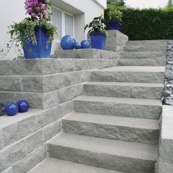 SANTURO Blockstufe voll L 100 cm B 36 cm H 15 cm porphyr gestrahlt gefast-thumbnail