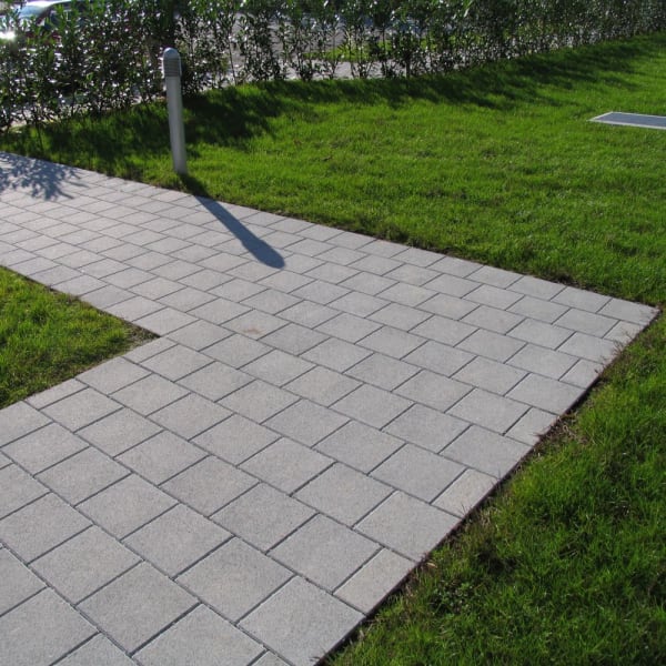 CARENA Pflasterstein (Recyclingbeton) grau gefast 25/12.5/6 cm-thumbnail