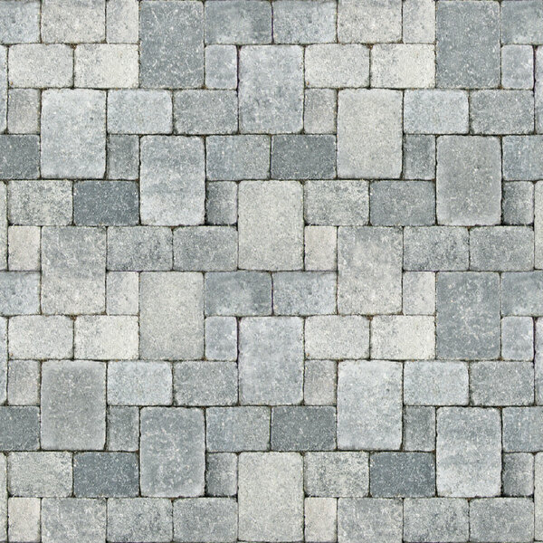 TEGULA Pflasterstein schwarz-weiss schattiert L 16 B 11 H 6 cm-thumbnail